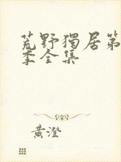 荒野独居第13季全集封面