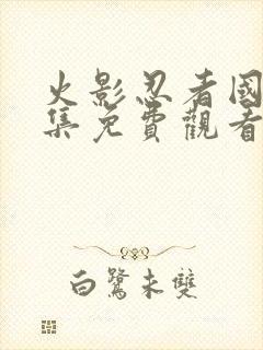 火影忍者国语全集免费观看