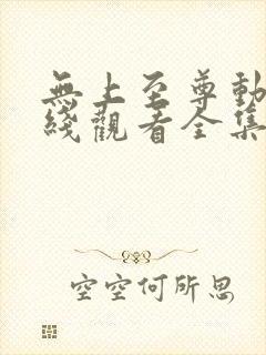 无上至尊动漫在线观看全集免费播放