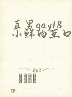 直男gay18小鲜肉互口封面