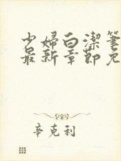 少妇白洁笔趣阁最新章节免费阅读