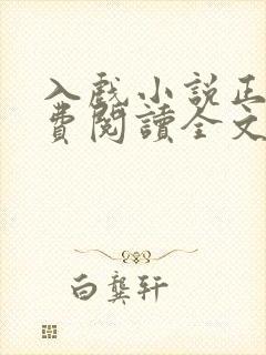 入戏小说正版免费阅读全文无弹窗