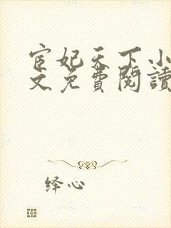 宦妃天下小说全文免费阅读