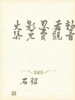 火影忍者动漫全集免费观看