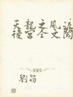 天龙之风流猎艳后宫全文阅读