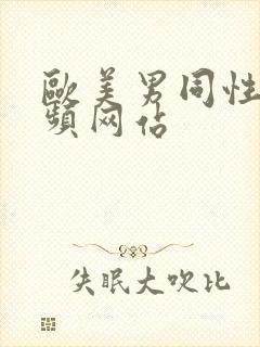 欧美男同性恋视频网站