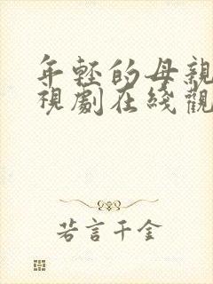 年轻的母亲5电视剧在线观看