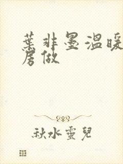 叶非墨温暖在厨房做