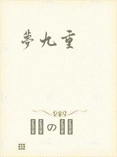 梦九重封面