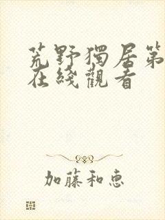 荒野独居第3季在线观看