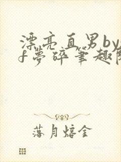 漂亮直男bysf梦碎笔趣阁免费阅读