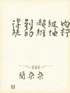 得到超级肉禽系统的维他柠檬茶封面