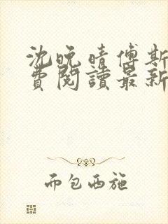 沈晚晴傅斯珩免费阅读最新章节更新时间