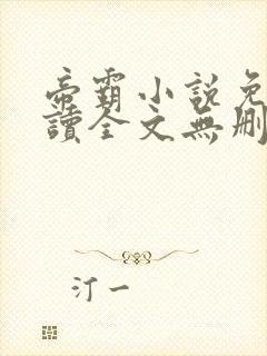 帝霸小说免费阅读全文无删减封面