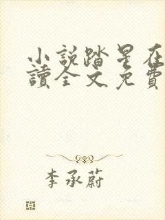 小说踏星在线阅读全文免费