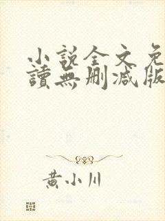 小说全文免费阅读无删减版