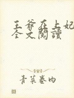 王爷在上妃在下全文阅读