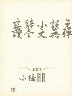 容辞小说免费阅读全文无弹窗