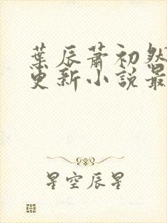 叶辰萧初然最快更新小说最新章节