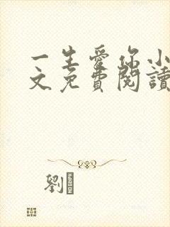 一生爱你小说全文免费阅读无弹窗