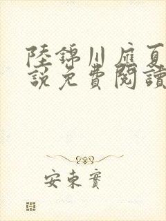 陆锦川应夏的小说免费阅读无弹窗