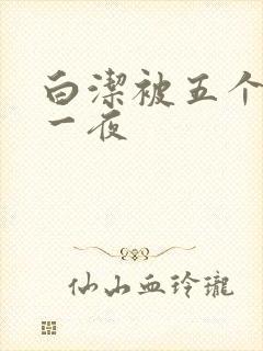白洁被五个人玩一夜
