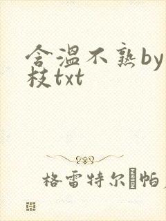含温不熟by词枝txt封面