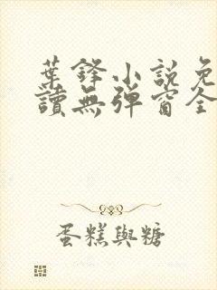 叶锋小说免费阅读无弹窗全文