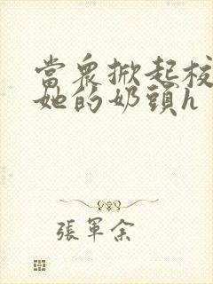 当众掀起校服揉她的奶头h封面