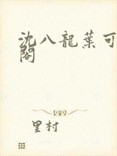 沈八龙叶可笔趣阁封面