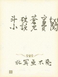 斗破苍穹txt小说免费阅读全文