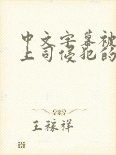 中文字幕被丈夫上司侵犯的人妻