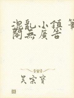 混乱小镇 笔趣阁无广告封面