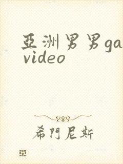 亚洲男男gay video