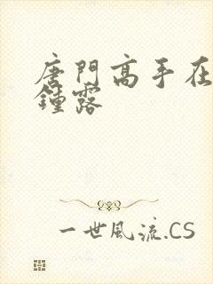 唐门高手在异世钟露