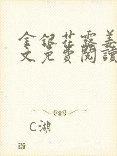 金银花露姜可全文免费阅读封面