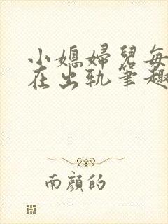 小媳妇儿每天都在出轨笔趣阁小说封面