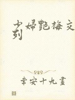 少妇艳梅交换系列封面