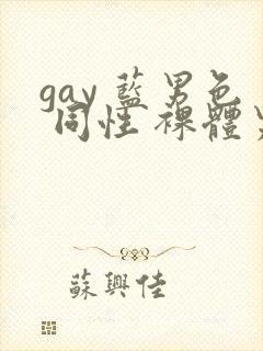 gay 蓝男色 同性 裸体男模