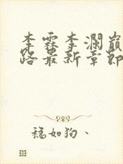 李霖李澜巅峰之路最新章节列表封面