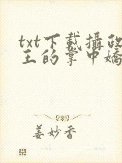 txt下载摄政王的掌中娇重生了