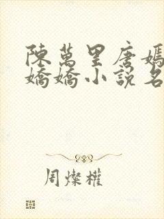 陈万里唐嫣然宋娇娇小说名字叫什么