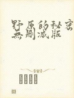 野原的秘密动漫无删减版封面