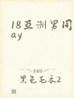 18亚洲男同gay