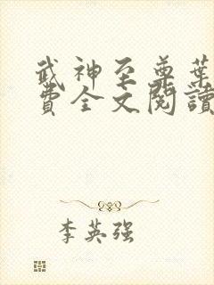 武神至尊叶风免费全文阅读无弹窗