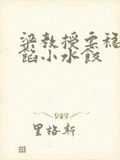 梁教授要稳住肉馅小水饺