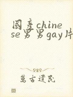 国产chinese男男gay片