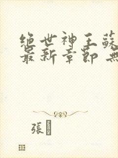 绝世神王苏莫 最新章节 无弹窗 笔趣阁