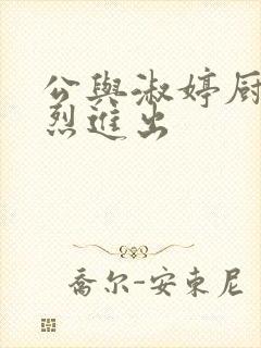 公与淑婷厨房猛烈进出封面