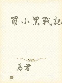 罗小黑战记小说封面